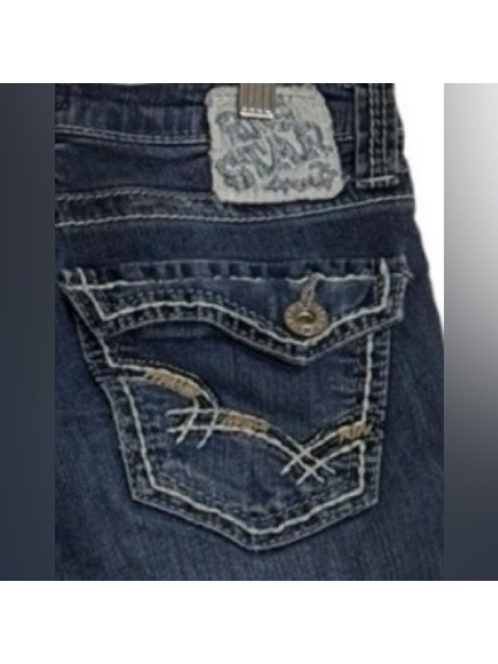 Big Star Maddie Bermuda Denim Shorts 26 Cowgirl Western